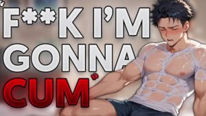 Cuming yourself through my pants … – Male mourning and whisper audio