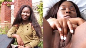 ERTIES – Emotional single female Sharon masturbates in bed