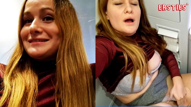 Erties - Sally B Aircraft Masturbates On The Toilet