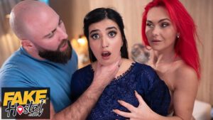 Fake Hostel – Shy Pakistani girl has sexually awakened with Kinki British couple in Threesome
