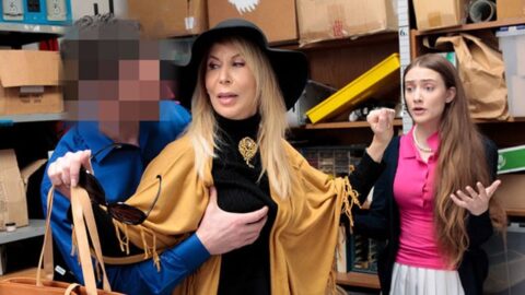 These Hot Girls Know How To Steal, But They Also Know How To Suck The Security Guard'S Big Dick