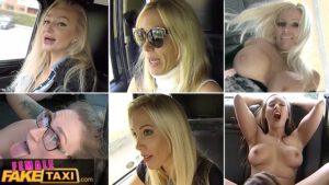 Why do this taxi have so many sex stains? 2 hours female fake taxi compilation
