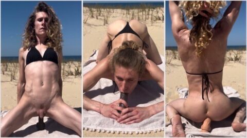 Slight Game On The Beach - And Anal With Sex Toys