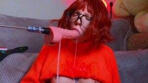 Velma is draining your Balls | Messy and Sloppy Blowjob with a Fucking Machine
